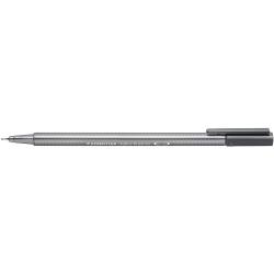 Staedtler Triplus Fineliner 334 Rotulador de Punta Fina - Trazo de 0.3mm - Tinta Base de Agua - Color Gris