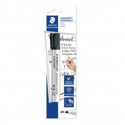 Staedtler Lumocolor 351 Rotulador para Pizarra Blanca - Trazo 2mm - Secado Rapido - Recargable - Color Negro