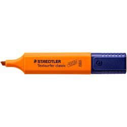 Staedtler Textsurfer Classic 364 Marcador Fluorescente - Punta Biselada 1 - 5mm Aprox - Secado Rapido - Color Naranja