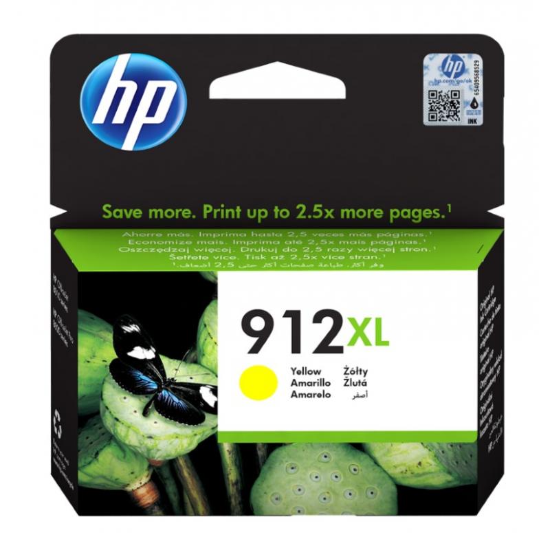 HP 912XL Amarillo Cartucho de Tinta Original - 3YL83AE