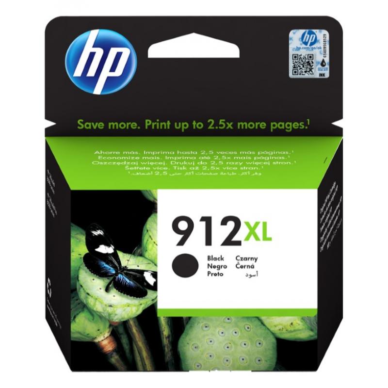 HP 912XL Negro Cartucho de Tinta Original - 3YL84AE