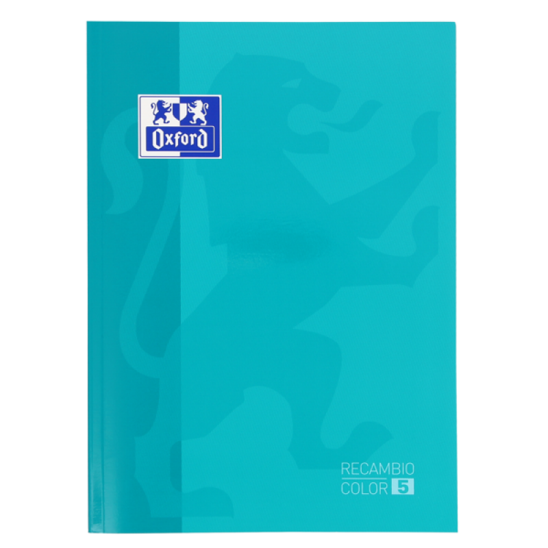 Oxford School Touch Cuaderno de Recambio - Tamaño A4 - Tapa Blanda - Encolado 5x5 - 80 Hojas