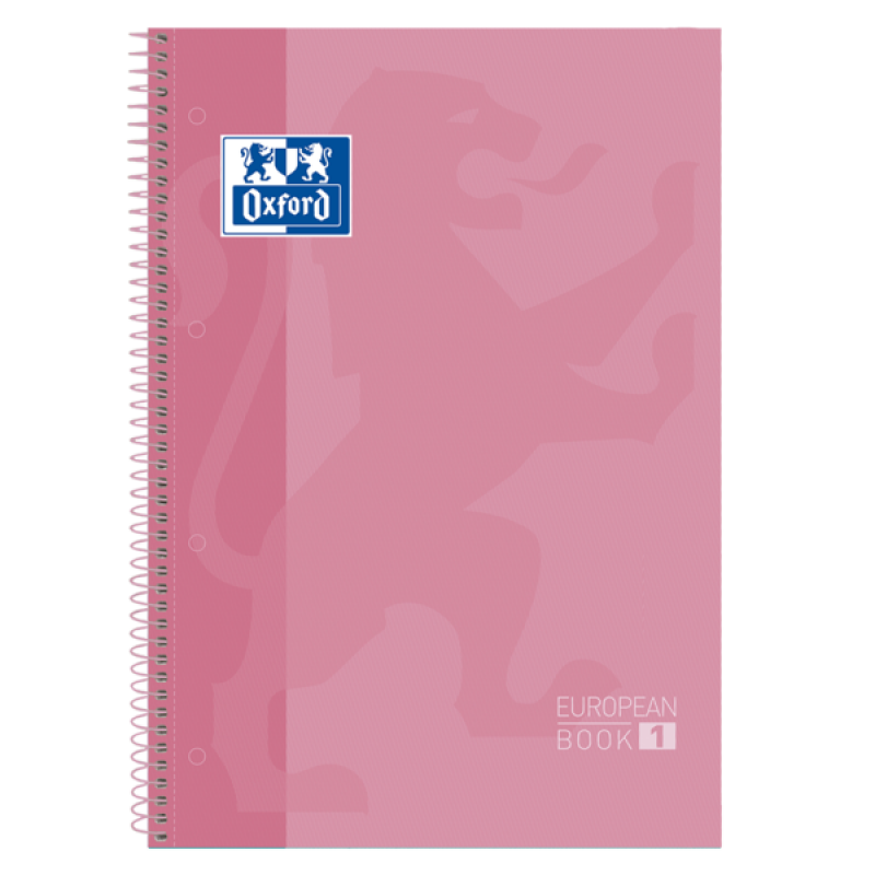 Oxford School Classic A4+ Europeanbook - Tapa Extradura - 80 Hojas - Color Rosa Chicle