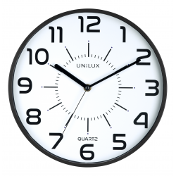 Unilux Reloj Pop - Diseño Moderno y Minimalista - Incluye Pilas - Color Negro