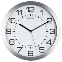 Unilux Reloj Retroiluminado Moon - Diseño Retro - Funcion de Retroiluminacion - Estilo Moderno - Color Blanco