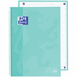 Oxford School Touch Europeanbook 1 A4+ Tapa Extradura - 1 Linea - 80 Hojas - Color Ice Mint