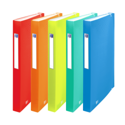 Oxford Urban A4+ Clasificador de 8 Posiciones - Tapa de Plastico Translucido - Ideal para Organizar Documentos - Colores Surtido