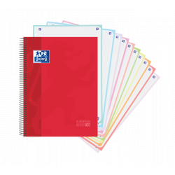 Oxford School Classic A4+ Europeanbook - Tapa Extradura - 150 Hojas - Color Rojo