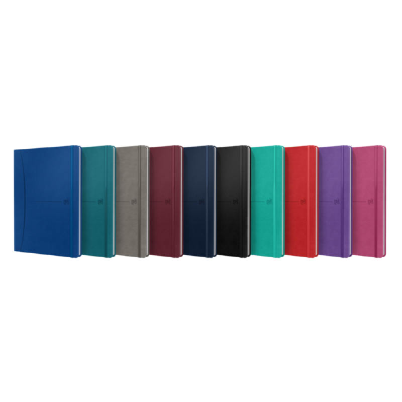 Oxford Signature Cuaderno Cosido Tapa Extradura B5 - 1 Linea - 80 Hojas - Colores Surtidos