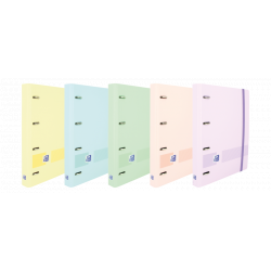 Oxford Ebind Oxfl&G Cuaderno A5+ Tapa Pastel+R5 Puntos Pastel - Papel de Alta Calidad - Tamaño A5+ - Tapa Resistente - Diseño de