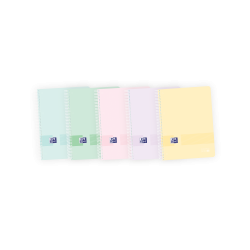 Oxford Live & Go Europeanbook A4+ - Tapa de Plastico - 8 Colores Pastel - 160 Hojas - Organizacion y Estilo en un Solo Producto