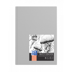 Oxford Artbooks A5 Tapa Extradura - Cuaderno Cosido para Esbozos - 96 Hojas de 100gr - Colores Surtidos