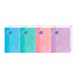 Oxford School Touch Europeanbook 1 A4+ - Tapa Extradura Resistente - 80 Hojas de Alta Calidad - Colores Surtidos