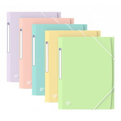 Oxford A4+ PP TR Pastel STD - Carpeta de Plastico Resistente - Tamaño A4+ - Diseño Moderno y Elegante - Ideal para Organizar Doc