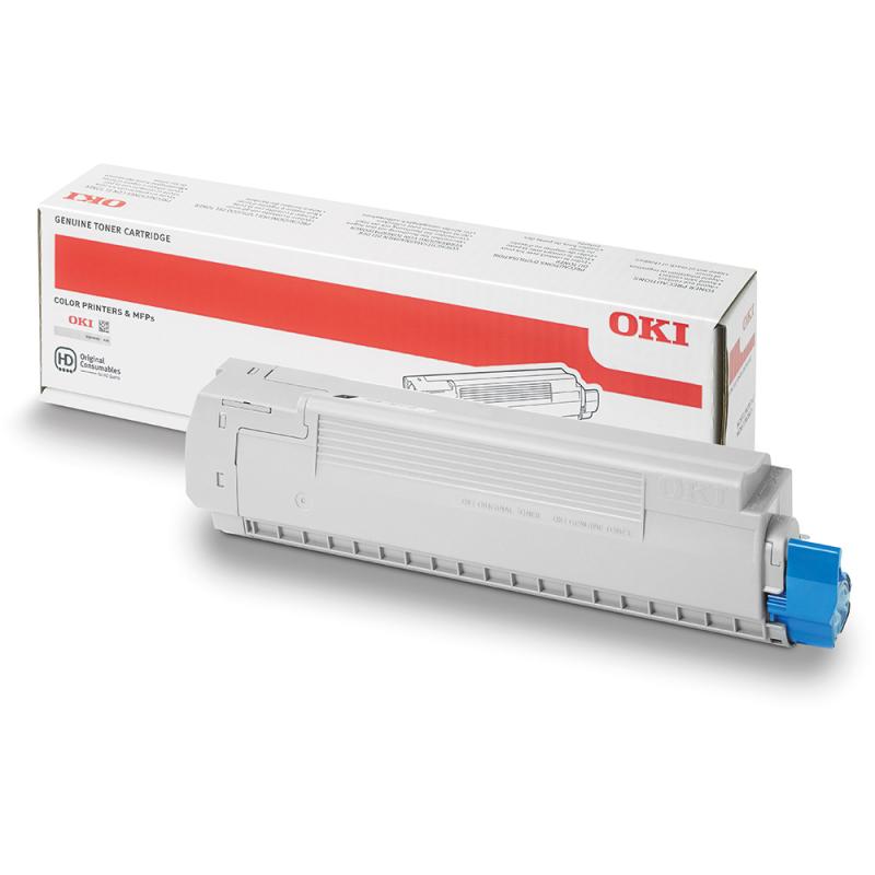 OKI MC861 Cyan Cartucho de Toner Original - 44059255