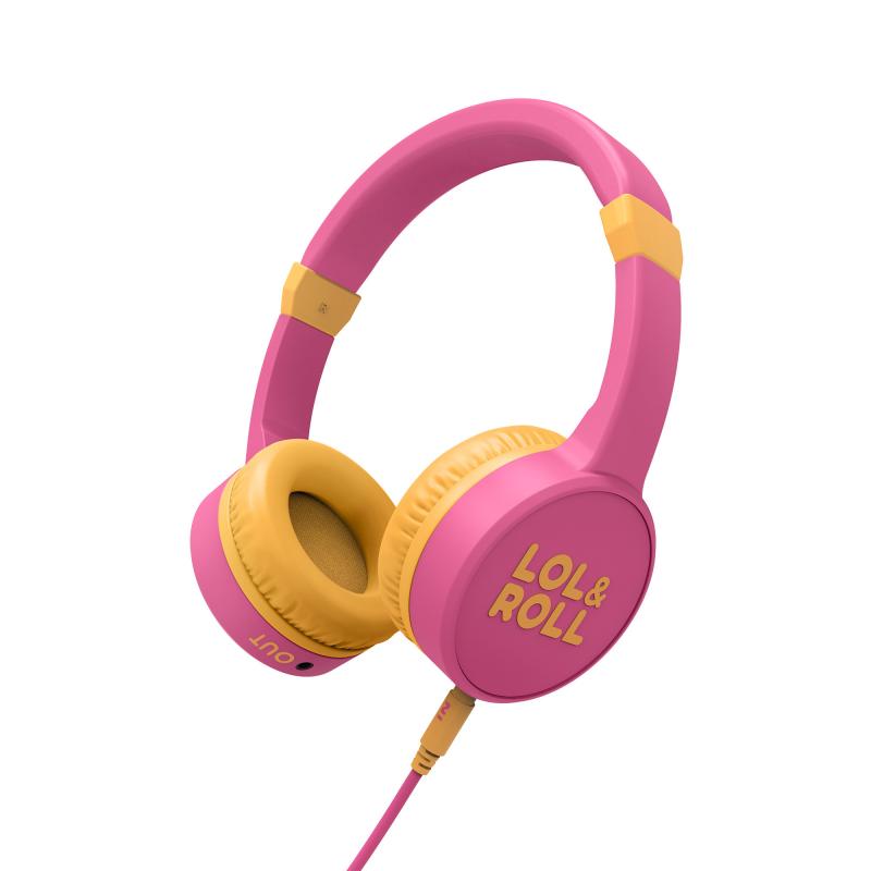 Energy Sistem Lol&Roll Pop Kids Auriculares - Compartir Musica - Cordon Desmontable - 85 Db Limite de Volumen - Microfono - Colo