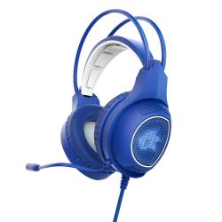 Energy Sistem Auriculares Gaming ESG 2 Laser - LED Light - Boom Microfono - Diadema Autoajustable - Color Azul