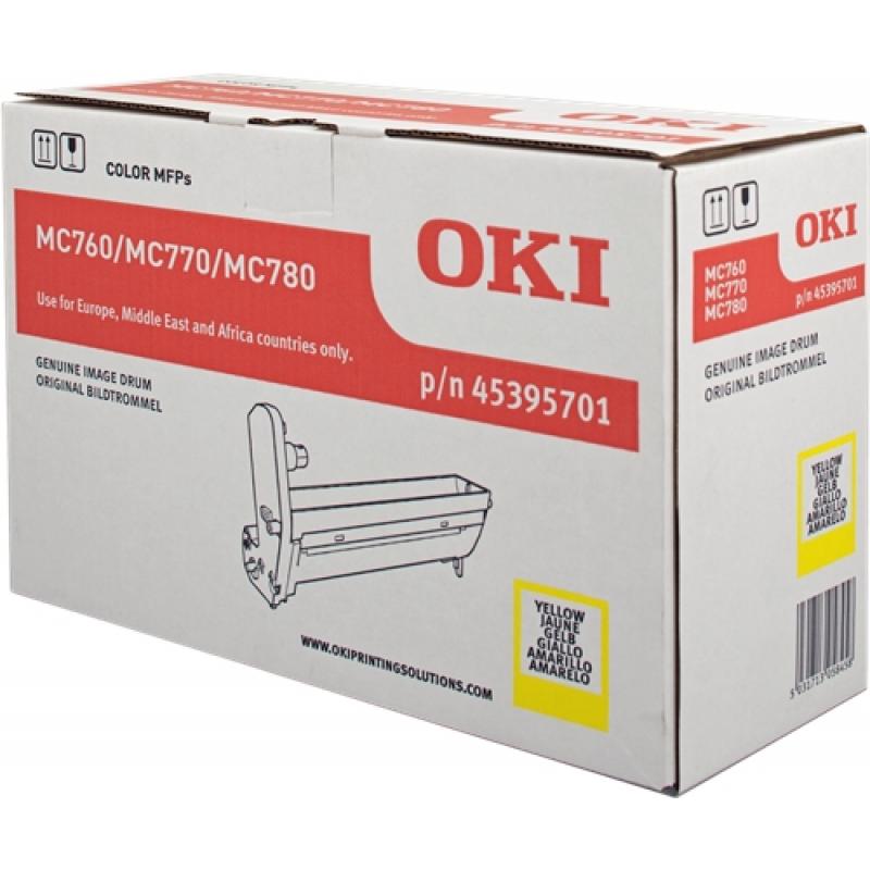 OKI MC760/MC770/MC780 Amarillo Tambor de Imagen Original - 45395701