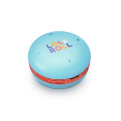 Energy Sistem Lol&Roll Pop Kids Altavoz Bluetooth - Compartir Musica - Cordon Desmontable - Personaje para Colorear  - Color Azu