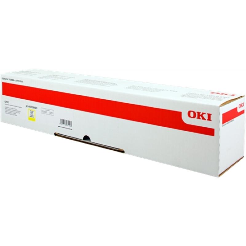 OKI C911/C931 Amarillo Cartucho de Toner Original - 45536413