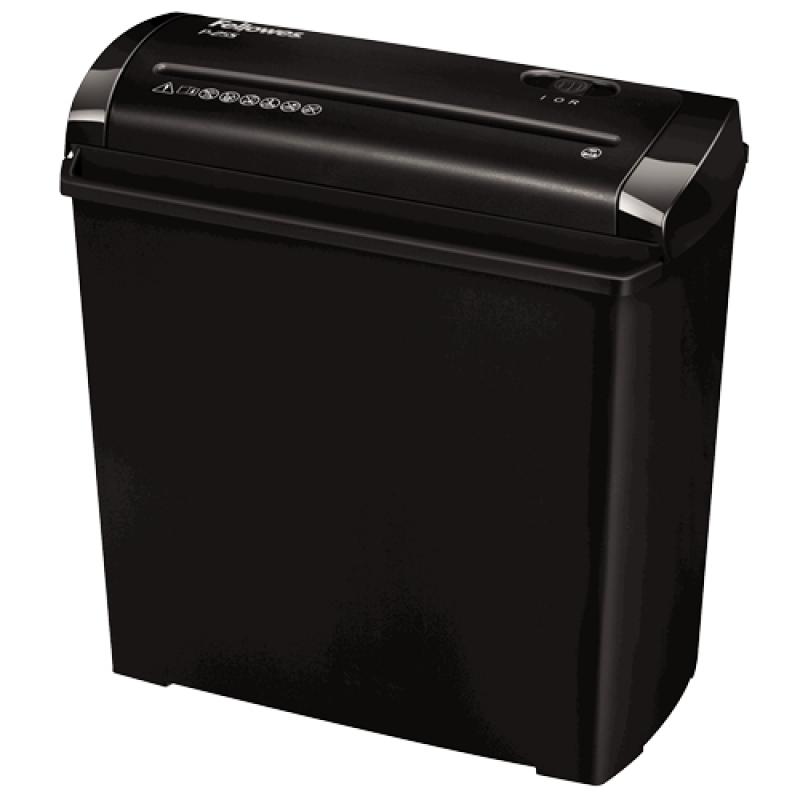 Fellowes P-25S Destructora de Papel Manual Corte en Tiras - Destruye hasta 5 Hojas - 11L