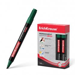 Erichkrause Marcador Permanente P-300 - Punta Biselada - Resistente al Agua y a los Rayos UV - Color Verde