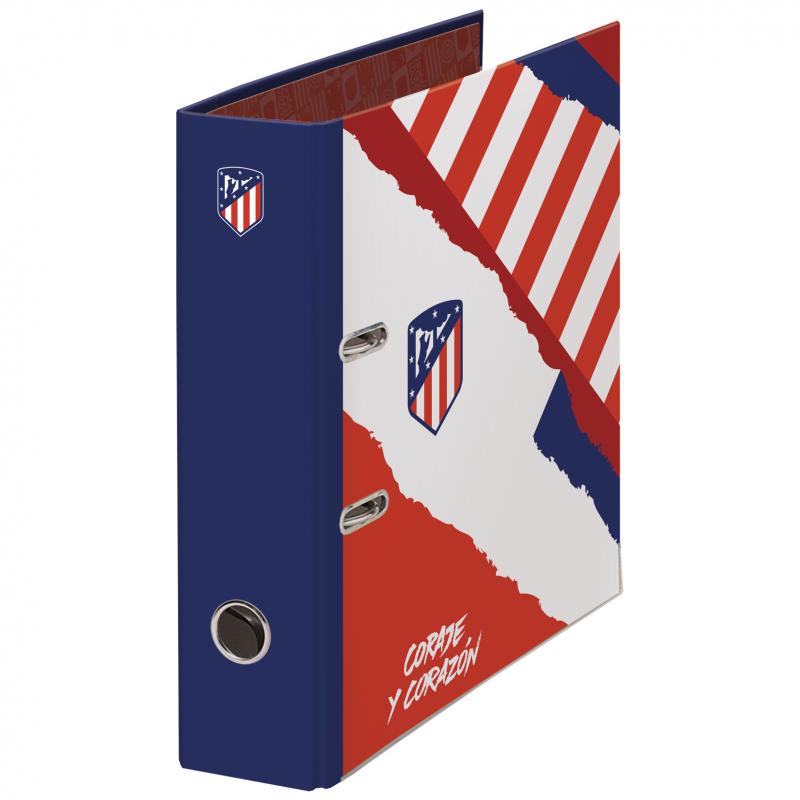 Dohe Atletico de Madrid Coraje y Corazon Archivador de Palanca con Rado - Cubierta en Carton Forrado - Formato A4 - Ollao en el 