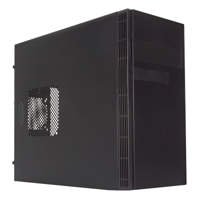 Unykach Grey Rain Caja MicroATX EVO - Fuente de Alimentacion 500W Incluida - Tamaño Disco Soportado 3.5", 2.5" - USB-A 2.0/3.2 y