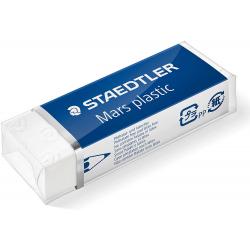 Staedtler Mars Plastic 526 50 Goma de Borrar - Plastico - Alta Precision - Color Blanco