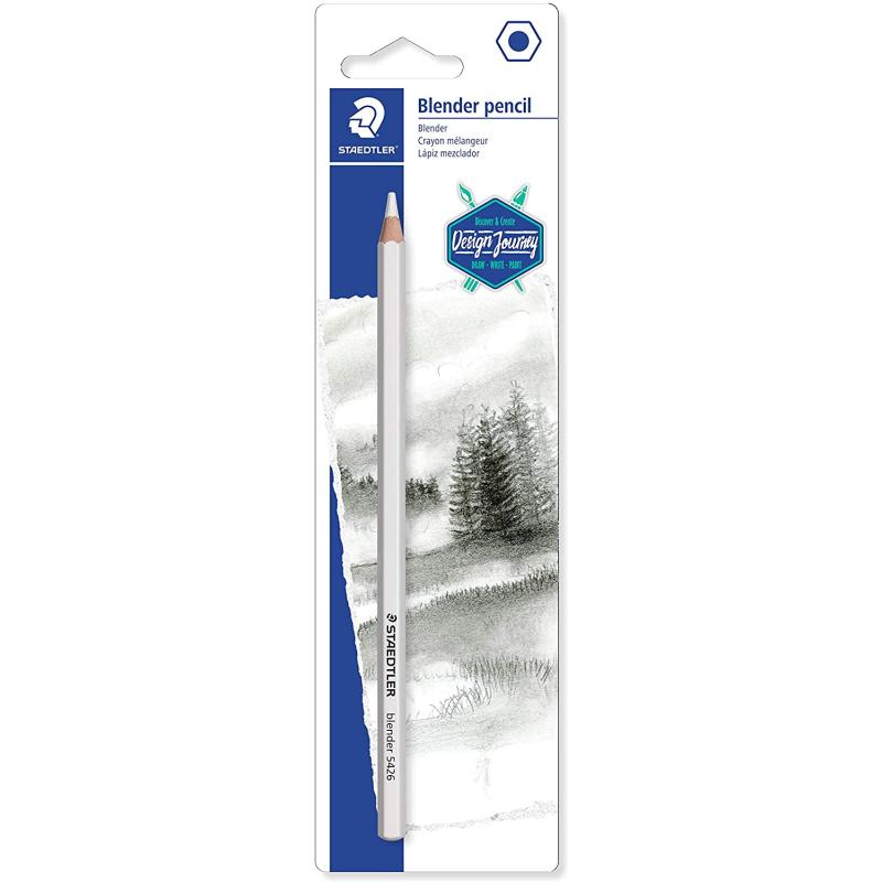 Staedtler Design Journey Iluminador 5426 Lapiz Iluminador Hexagonal - Para Mezclar y Suavizar - Madera de Bosques Sostenibles - 