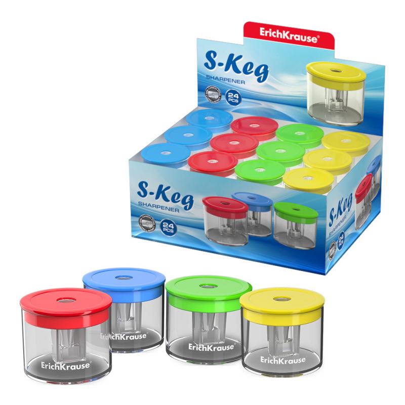 Erichkrause Sacapuntas S-Keg con Contenedor - Color Surtido