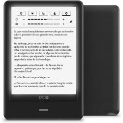 SPC Dickens Light Pro Ebook - Pantalla Tactil 6" Retroiluminada - Lectura Como en Papel sin Brillo - Diseño Fino y Ligero - Fund