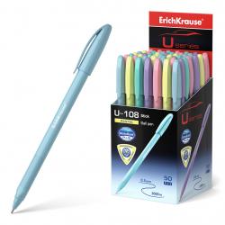 Erichkrause Boligrafo U-108 Pastel Stick 1.0 - Ultra Glide Technology - Tinta Azul