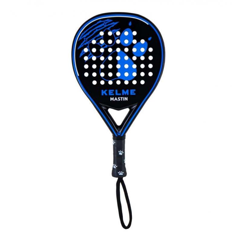 Kelme Mastin Pala de Padel - Forma Mixta - Marco y Cara 100% Fibra de Vidrio - Nucleo Goma Eva