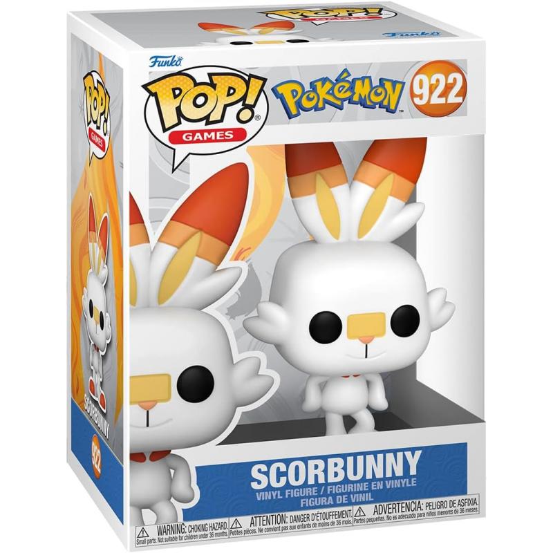 Funko Pop Pokemon Scorbunny - Figura de Vinilo - Altura 9.5cm aprox.