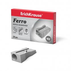 Erichkrause Ferro - Sacapuntas de Aluminio con Agarre Ergonomico - Orificio de 8mm - Cuchilla de Acero al Carbono en Forma de Es