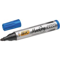 Bic Marking 2000 Ecolutions Rotulador Permanente - Tinta con Base de Alcohol - Ecologico - Secado Rapido - Color Azul