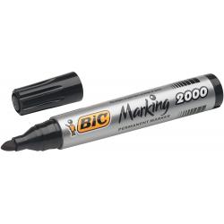 Bic Marking 2000 Ecolutions Rotulador Permanente - Tinta con Base de Alcohol - Ecologico - Secado Rapido - Color Negro