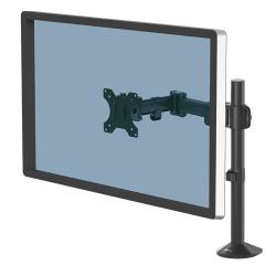 Fellowes Reflex Brazo para Monitor individual - Hasta 8kg - Ajustable en Altura y Profundidad - Sistema de Gestion de Cable - Co