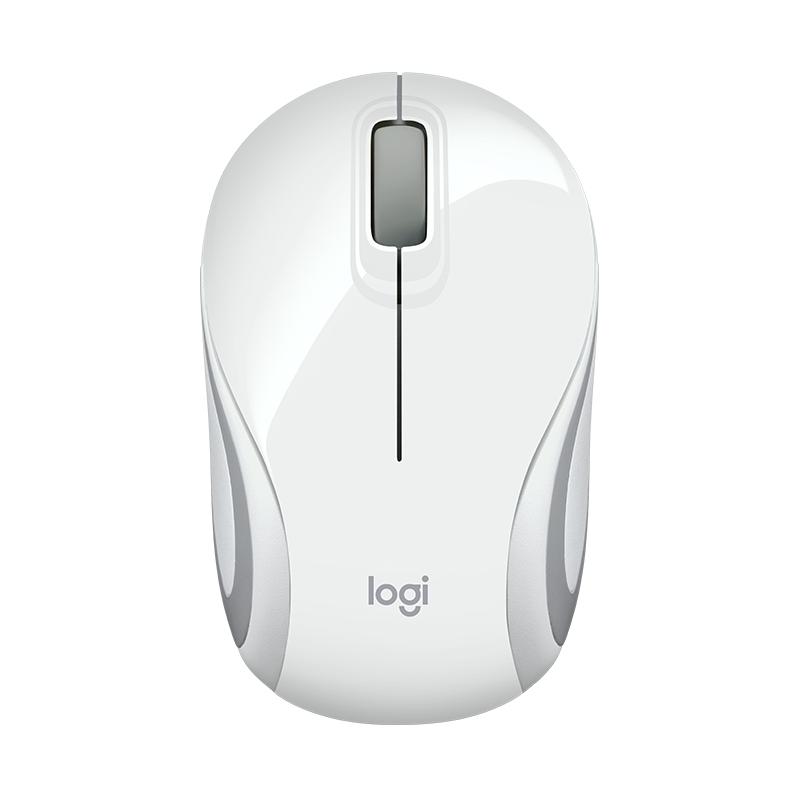 Logitech M187 Raton Inalambrico USB 1000dpi - 3 Botones - Uso Ambidiestro - Color Blanco