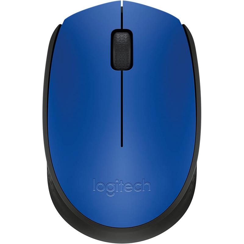 Logitech M171 Raton Inalambrico 1000dpi - 3 Botones - Uso Ambidiestro - Color Azul