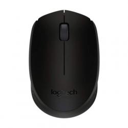 Logitech B170 Raton Inalambrico 1000dpi - 3 Botones - Uso Ambidiestro - Color Negro