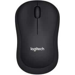 Logitech B220 Silent Raton Inalambrico USB 1000dpi - Silencioso - 3 Botones - Uso Ambidiestro - Color Negro