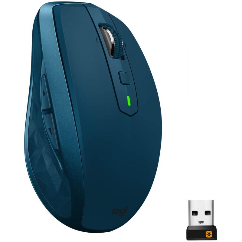 Logitech MX Anywhere 2S Raton Laser Inalambrico USB 4000dpi - 6 Botones - Uso Diestro - Color Azul