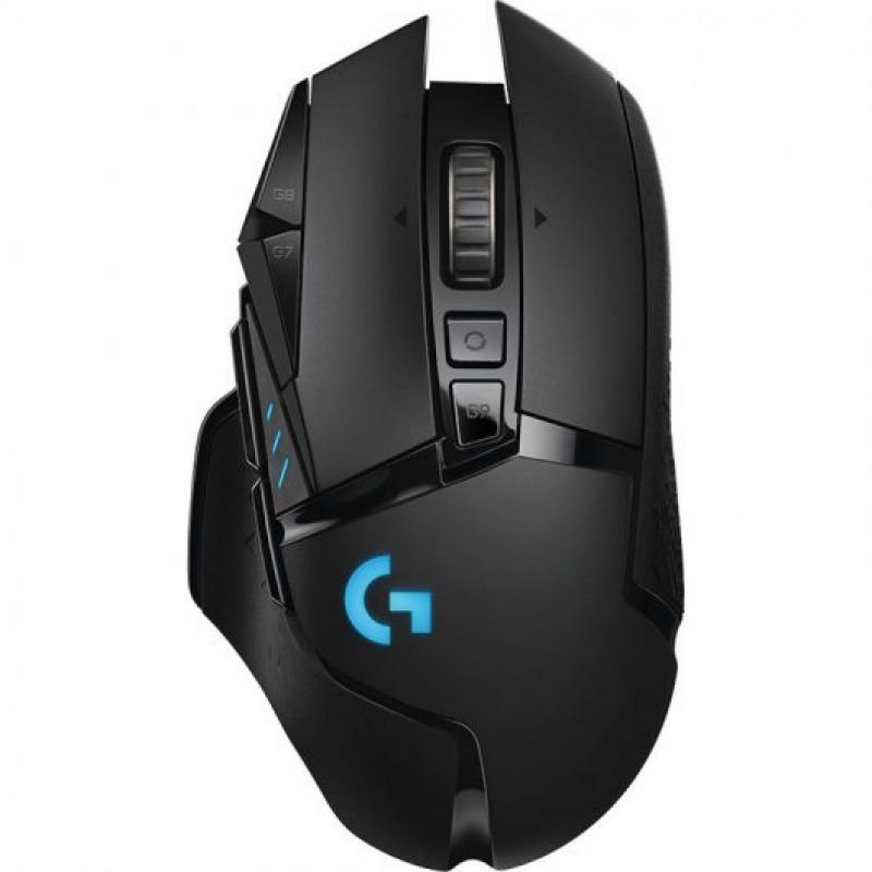 Logitech G502 Lightspeed Raton Inalambrico USB 16000dpi - 10 Botones Programables - Peso Ajustable - Iluminacion LED - Uso Diest