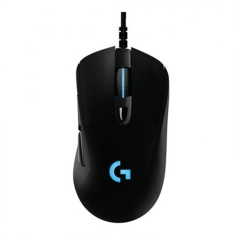 Logitech G403 Hero Raton USB 16000dpi - 5 Botones - Iluminacion LED - Uso Diestro - Cable de 2.10m - Color Negro