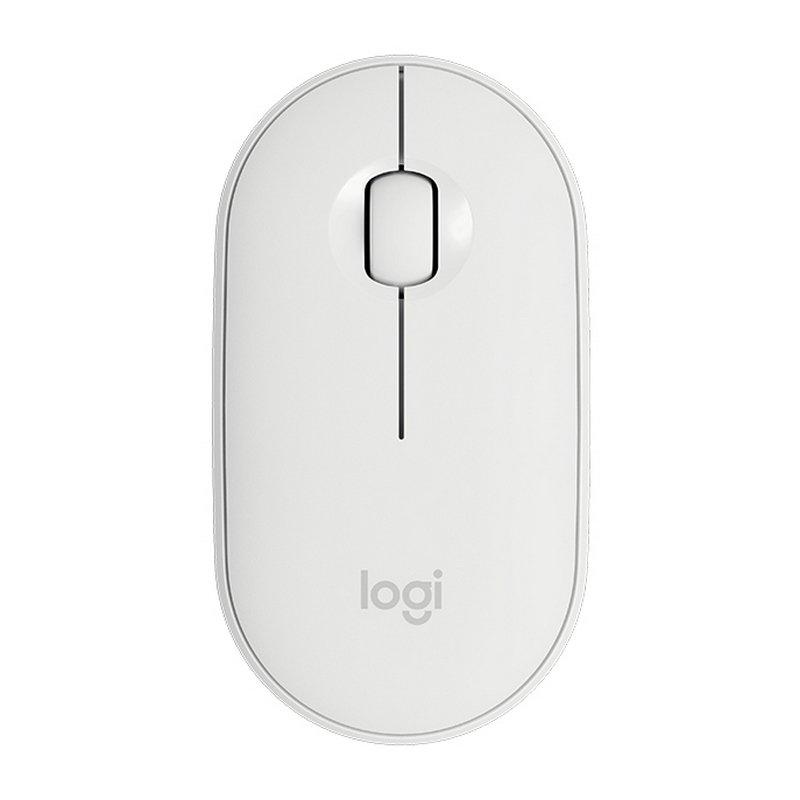 Logitech Pebble M350 Raton Inalambrico USB 1000dpi - 3 Botones - Uso Ambidiestro - Color Blanco