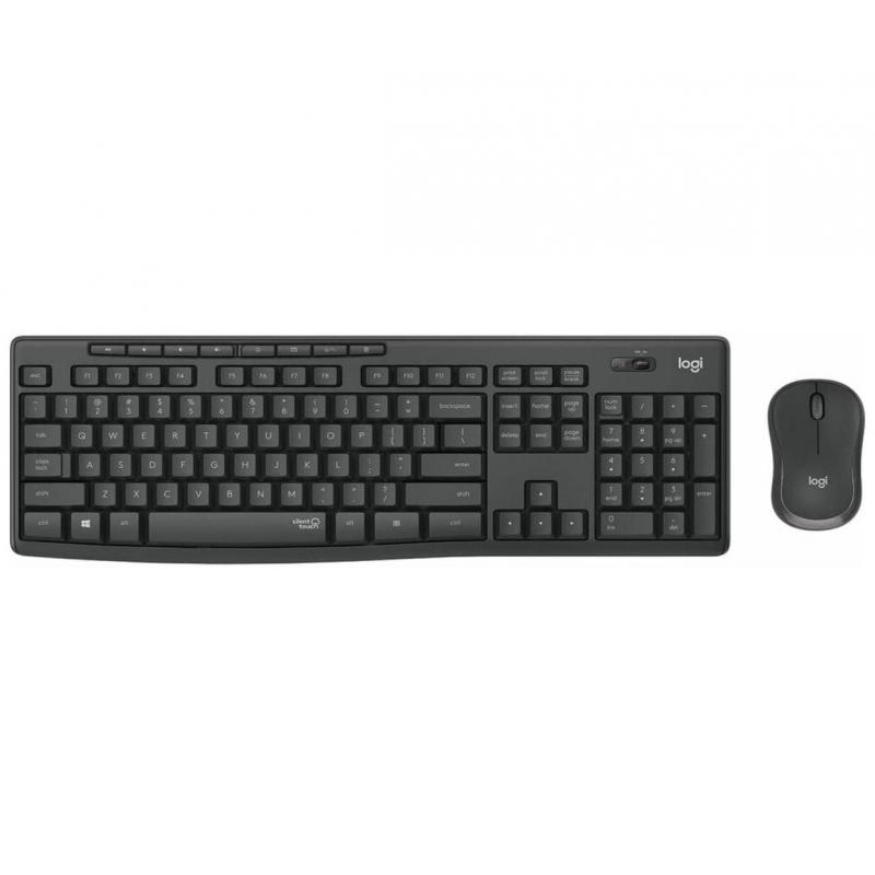 Logitech MK295 Pack Inalambrico Teclado (Portugues) + Raton 1000dpi 3 Botones - Teclas y Botones Silenciosos - Uso Ambidiestro -