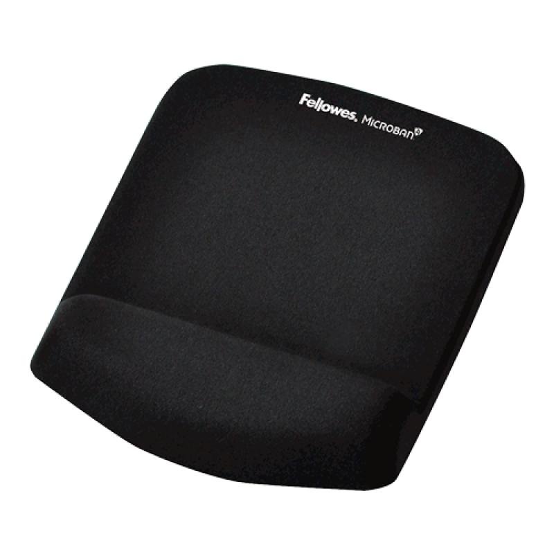 Fellowes PlushTouch Alfombrilla con Reposamuñecas Foam Fusion - Base Antideslizante - Material Extrasuave - Proteccion Antibacte