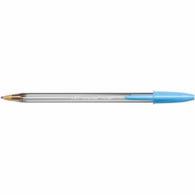 Bic Cristal Fun Boligrafo de Bola - Punta Gruesa de 1.6mm - Tinta con Base de Aceite - Color Azul Turquesa